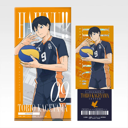 Ichiban Kuji Haikyu!! The Strongest Challenger - I Prize Ticket Case & Clear Card Complete Set of 9 Types