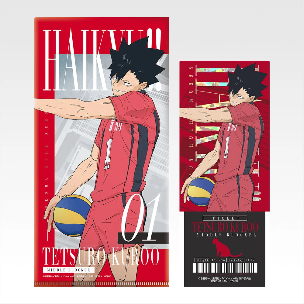 Ichiban Kuji Haikyu!! The Strongest Challenger - I Prize Ticket Case & Clear Card Complete Set of 9 Types