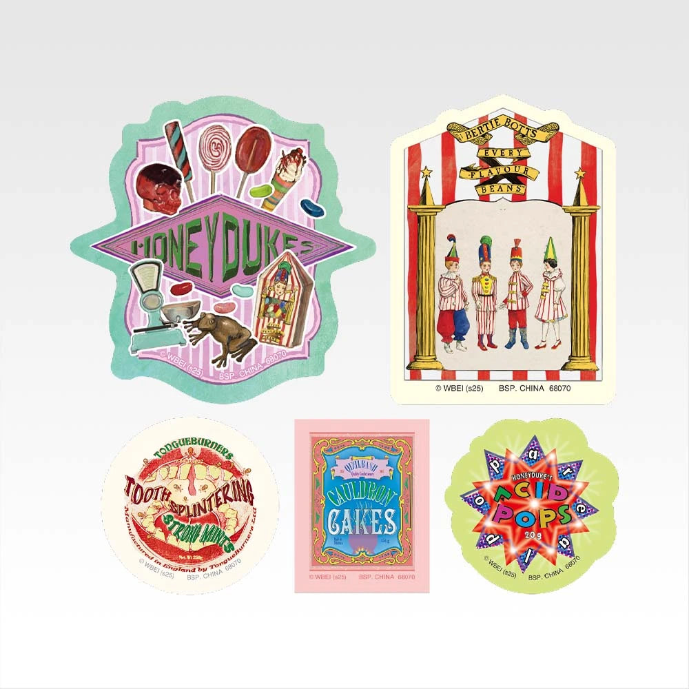 Ichiban Kuji Harry Potter Magical Holiday - J Prize Stickers Assortment Collection Complete Set of 10