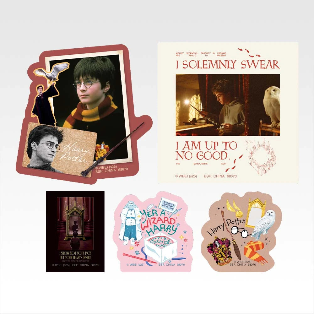 Ichiban Kuji Harry Potter Magical Holiday - J Prize Stickers Assortment Collection Complete Set of 10