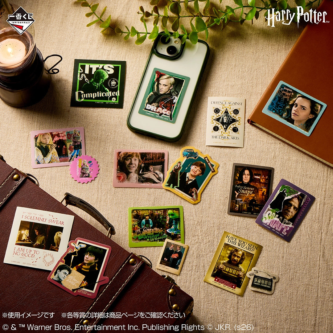 Ichiban Kuji Harry Potter Magical Holiday - J Prize Stickers Assortment Collection Complete Set of 10