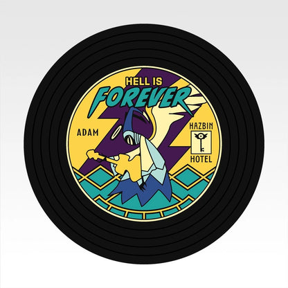 Ichiban Kuji Hazbin Hotel - G Prize Record-Style Rubber Coasters Complete Set of 9 Types