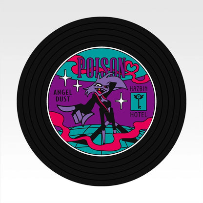 Ichiban Kuji Hazbin Hotel - G Prize Record-Style Rubber Coasters Complete Set of 9 Types