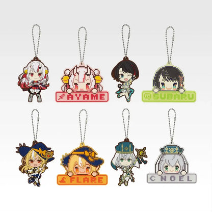 Ichiban Kuji Hololive RPG Style - Rubber Charm Prize Complete Set Of 8 Types