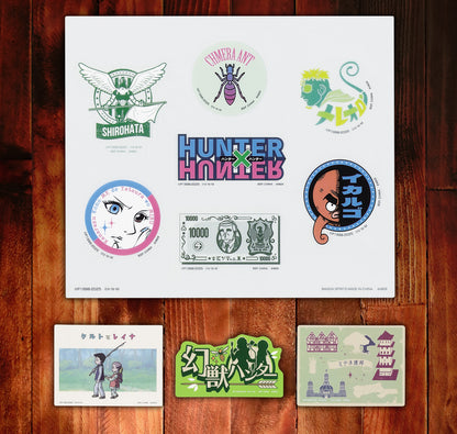 Ichiban Kuji Hunter X Hunter CHIMERA ANT - I Prize Clear Sticker & Flake Sticker Complete Set of 10 Types