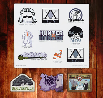 Ichiban Kuji Hunter X Hunter CHIMERA ANT - I Prize Clear Sticker & Flake Sticker Complete Set of 10 Types