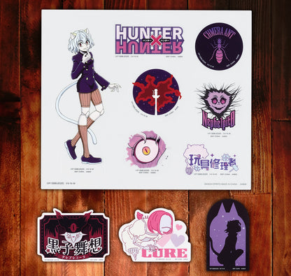 Ichiban Kuji Hunter X Hunter CHIMERA ANT - I Prize Clear Sticker & Flake Sticker Complete Set of 10 Types