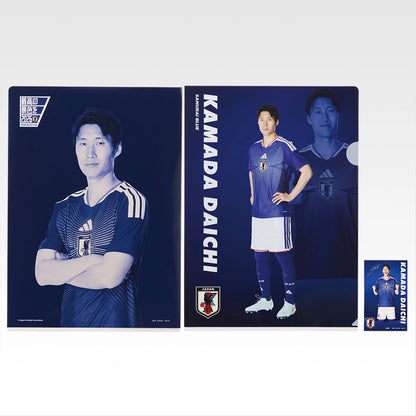 Ichiban Kuji Japan National Football Team ver. The Best View in 2026 - H Prize Clear File & Sticker Complete Set of 13 Types