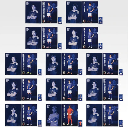 Ichiban Kuji Japan National Football Team ver. The Best View in 2026 - H Prize Clear File & Sticker Complete Set of 13 Types