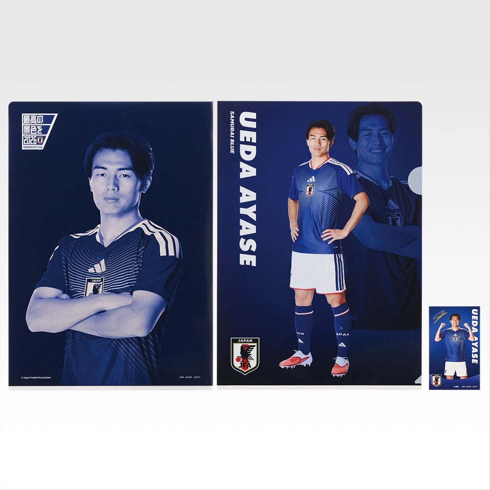 Ichiban Kuji Japan National Football Team ver. The Best View in 2026 - H Prize Clear File & Sticker Complete Set of 13 Types