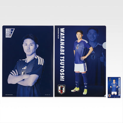 Ichiban Kuji Japan National Football Team ver. The Best View in 2026 - H Prize Clear File & Sticker Complete Set of 13 Types