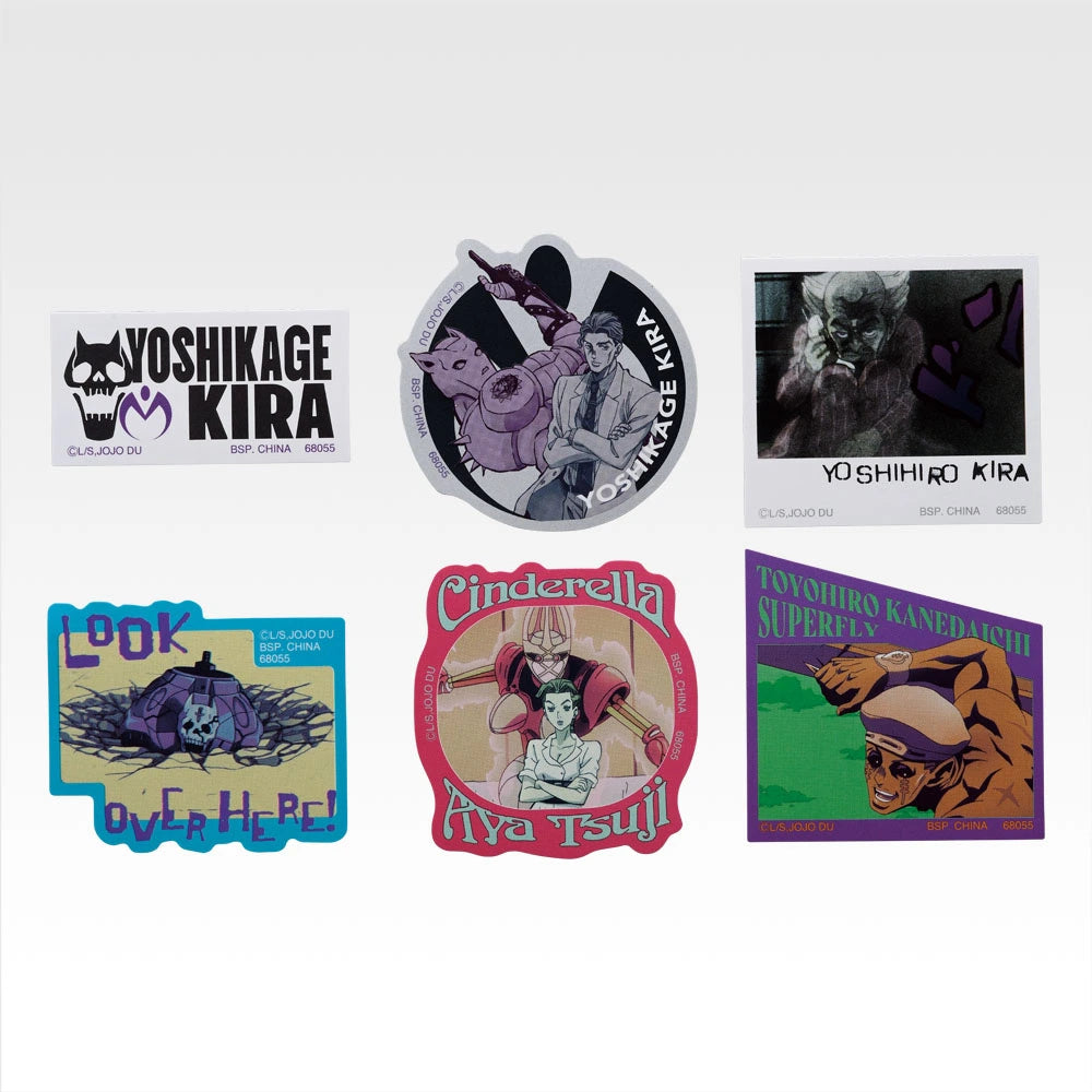Ichiban Kuji JoJo's Bizarre Adventure Diamond is Unbreakable STAND RUSH! - J Prize Sticker Collection Complete Set of 10 Types