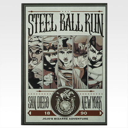 Ichiban Kuji JoJo's Bizarre Adventure Steel Ball Run - I Prize Notebook Collection Complete Set Of 10 Types