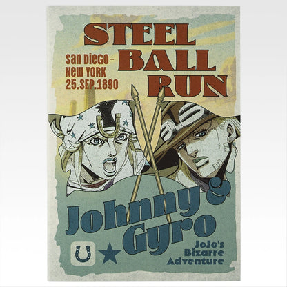 Ichiban Kuji JoJo's Bizarre Adventure Steel Ball Run - I Prize Notebook Collection Complete Set Of 10 Types