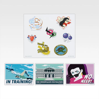 Ichiban Kuji JoJo's Bizarre Adventure The Gathering Of STARS - L Prize Sticker Collection Complete Set Of 13 Types