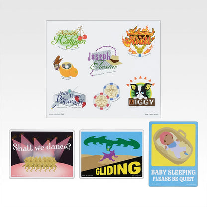 Ichiban Kuji JoJo's Bizarre Adventure The Gathering Of STARS - L Prize Sticker Collection Complete Set Of 13 Types