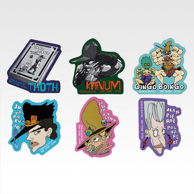 Ichiban Kuji Jojo's Bizarre Adventure Stardust Crusaders Stand Rush! - K Prize Sticker Collection Complete Set of 10 Types