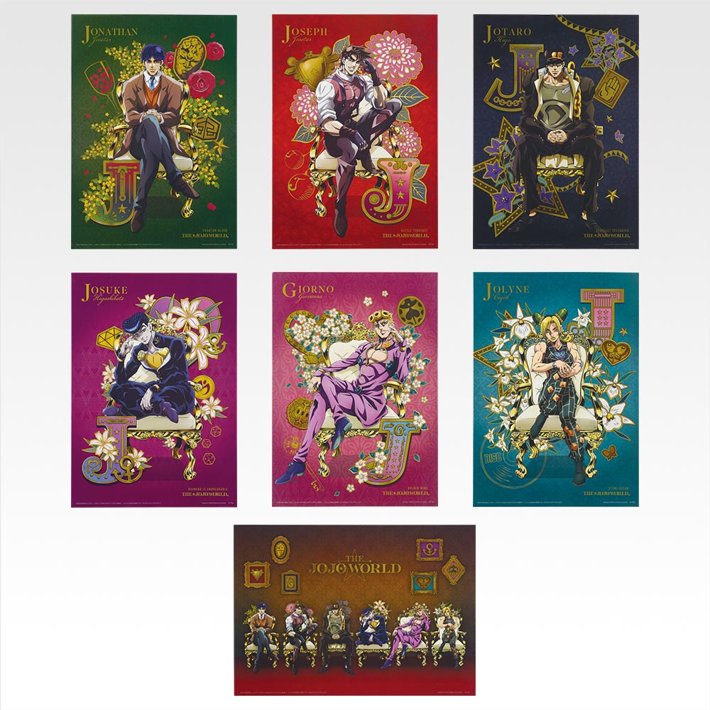 Ichiban Kuji Jojo's Bizarre Adventure The Jojo World - I Prize Clear Poster (7 Types)