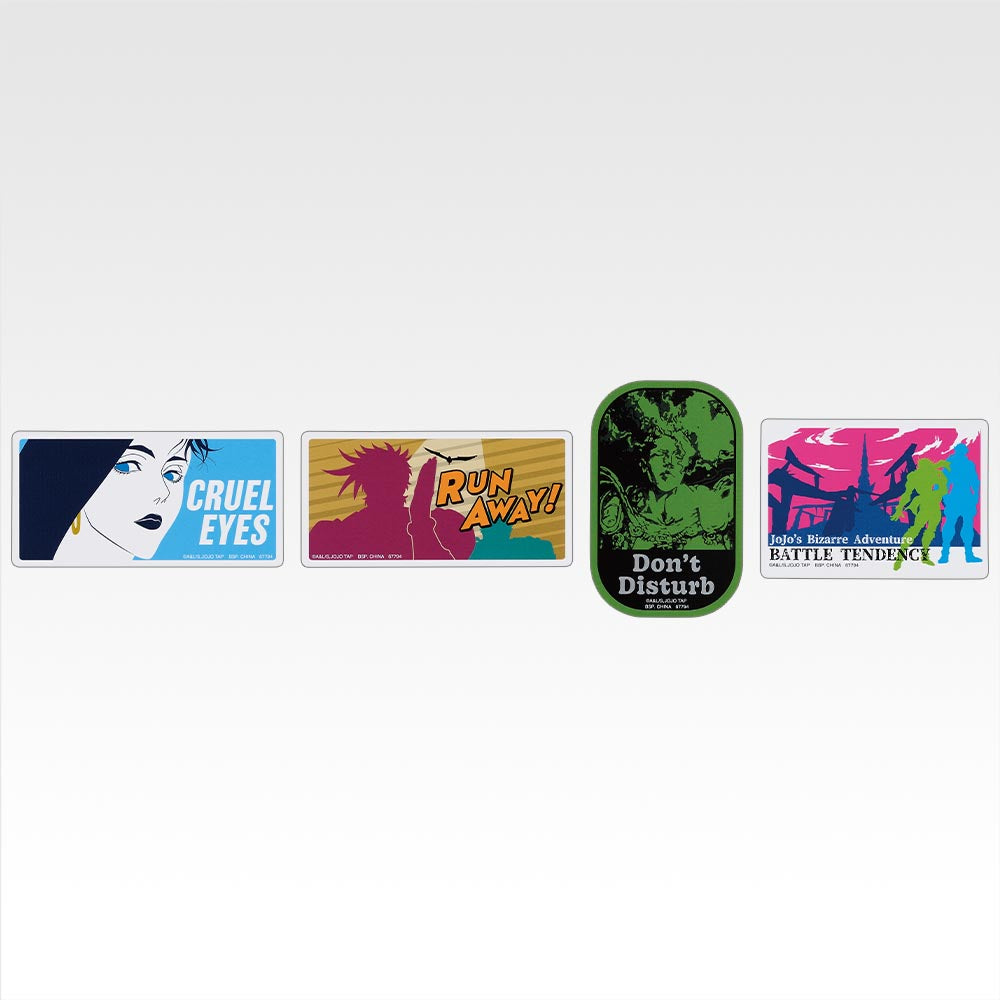 Ichiban Kuji Jojo's Bizarre Adventure The Jojo World - L Prize Sticker Assortement Complete Set of 66