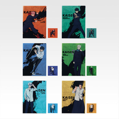 Ichiban Kuji Jujutsu Kaisen 5th Anniversary - K Prize Clear File Sticker Complete Set of 6 Types