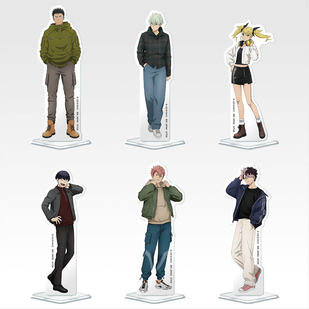 Ichiban Kuji Kaiju No.8 3rd Edition - F Prize Acrylic Stand Complete Set of 6 Types