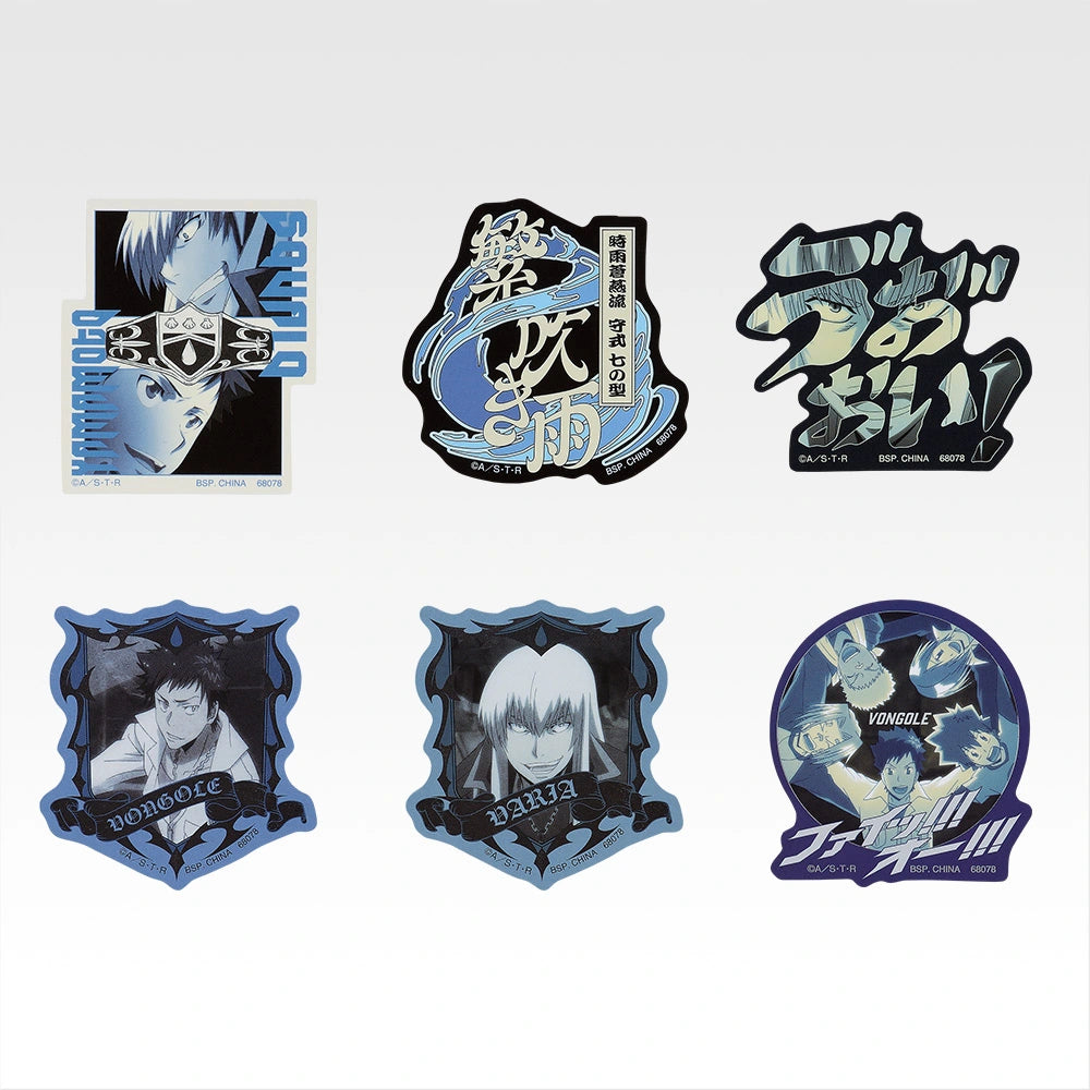 Ichiban Kuji Katekyo Hitman REBORN! Ring Battle - J Prize Sticker Set Complete Set of 8 Types