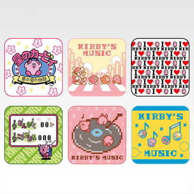 Ichiban Kuji Kirby Dream Land Remix - F Prize Classic Towels Collection Complete Set of 6