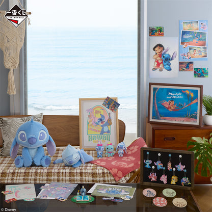 Ichiban Kuji Disney Lilo and Stitch Relaxed Summer - A Prize Card Stand Figure Stitch