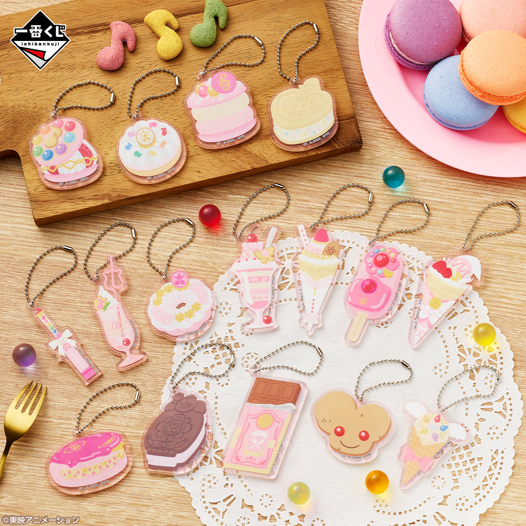 Ichiban Kuji Magical Doremi Sweet Magical Surprise - F Prize Magical Sweets Acrylic Charm Complete Set of 16 Types