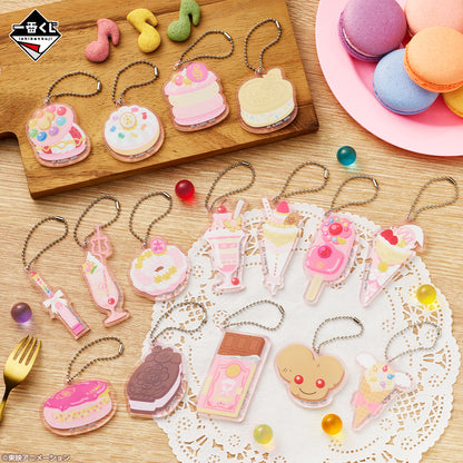 Ichiban Kuji Magical Doremi Sweet Magical Surprise - F Prize Magical Sweets Acrylic Charm Complete Set of 16 Types