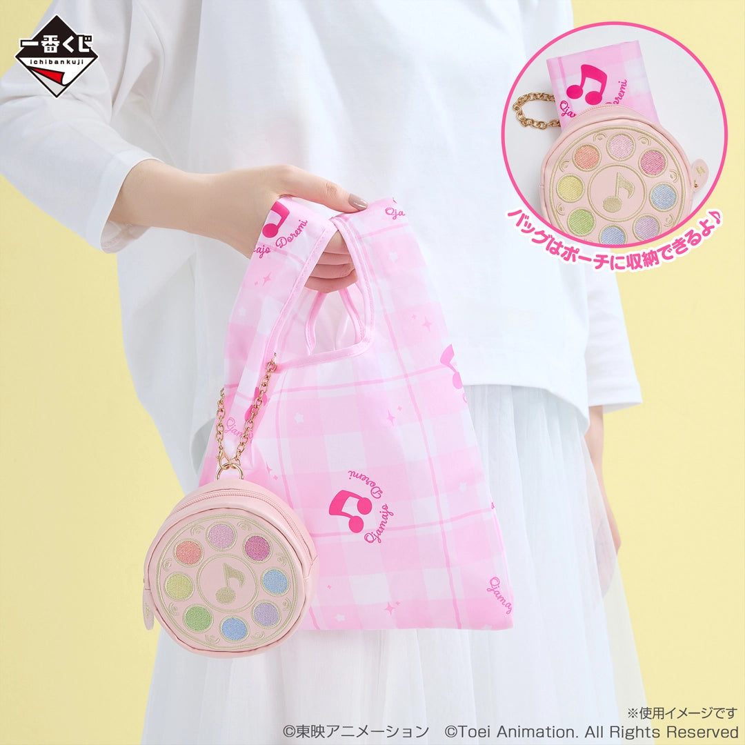 Ichiban Kuji Magical Doremi Welcome To Maho-dou - C Prize Apprentice Tap Pouch (Pastel Color Version) & Eco Bag