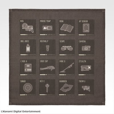 Ichiban Kuji Metal Gear Solid Snake Eater - E Prize Survival Handkerchief Complete Set of 5 Types
