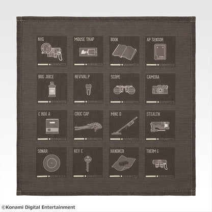 Ichiban Kuji Metal Gear Solid Snake Eater - E Prize Survival Handkerchief Complete Set of 5 Types