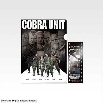 Ichiban Kuji Metal Gear Solid Snake Eater - G Prize Clear File & Movie Film Style Bookmark Complete Set of 7 Types