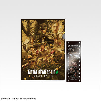 Ichiban Kuji Metal Gear Solid Snake Eater - G Prize Clear File & Movie Film Style Bookmark Complete Set of 7 Types