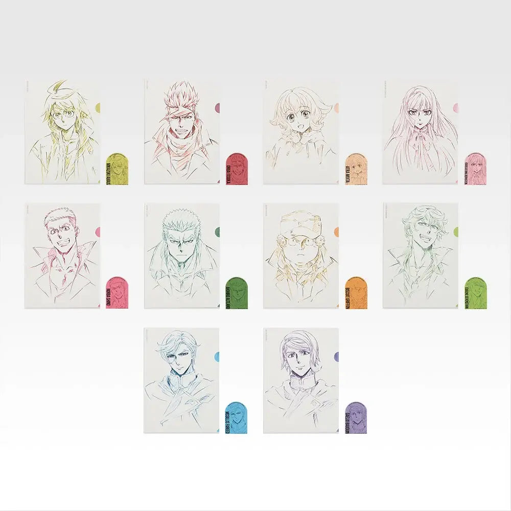 Ichiban Kuji Mobile Suit Gundam Iron Blooded Orphans - H Prize Clear File & Sticker Set of 10 Types