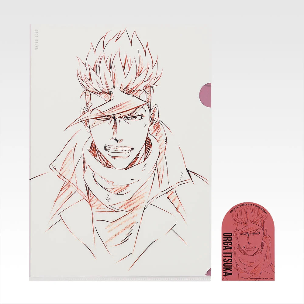 Ichiban Kuji Mobile Suit Gundam Iron Blooded Orphans - H Prize Clear File & Sticker Set of 10 Types