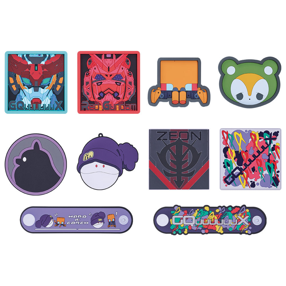 Ichiban Kuji Mobile Suit Gundam vol.2 GQuuuuuX - F Prize Rubber Assortment Complete Set of 10 Types