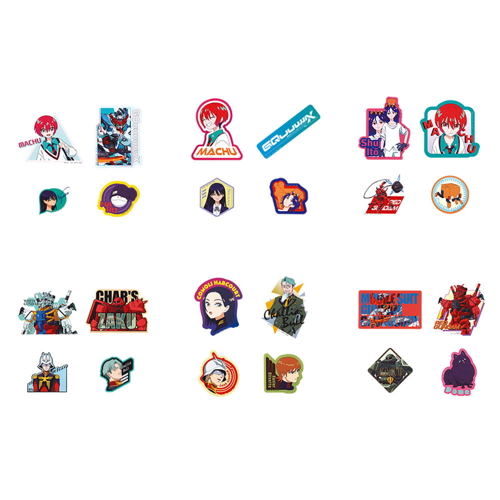 Ichiban Kuji Mobile Suit Gundam vol.2 GQuuuuuX - G Prize Die-cut Sticker Set Complete Set of 6 Types