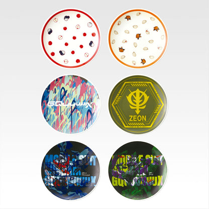 Ichiban Kuji Mobile Suit Gundam vol.3 GQuuuuuX Sieg Axe - E Prize Plates Complete Set of 6 Types