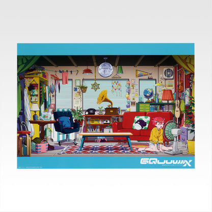 Ichiban Kuji Mobile Suit Gundam vol.3 GQuuuuuX Sieg Axe - H Prize Clear Poster (12 Types)