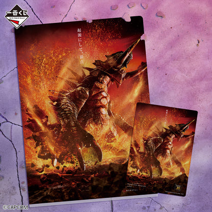 Ichiban Kuji Monster Hunter 20th Anniversary - F Prize Clear File & Sticker Quest Name Collection Complete Set of 12 Types
