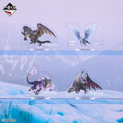 Ichiban Kuji Monster Hunter 20th Anniversary - G Prize Acrylic Stand Main Monsters of All Time Complete Set of 20 Types