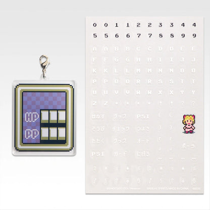 Ichiban Kuji Mother 2 (Earthbound) Giygas's Revenge Part 2 - E Prize Window Name Marker Complete Set of 4 Types