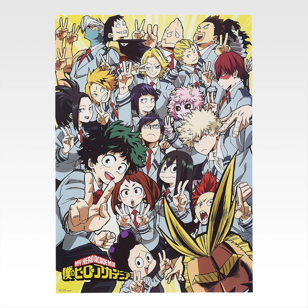 Ichiban Kuji My Hero Academia A Story Of Always Reaching Out A Helping Hand - I Prize Clear Poster Featuring Past Visuals (8 Types)