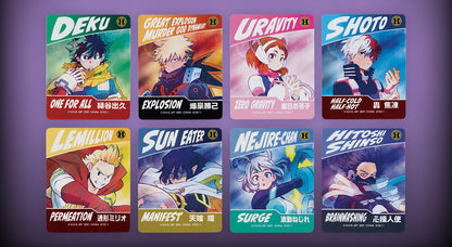 Ichiban Kuji My Hero Academia Conflicting Feelings - J Prize Sticker Set Complete Set of 8 Types