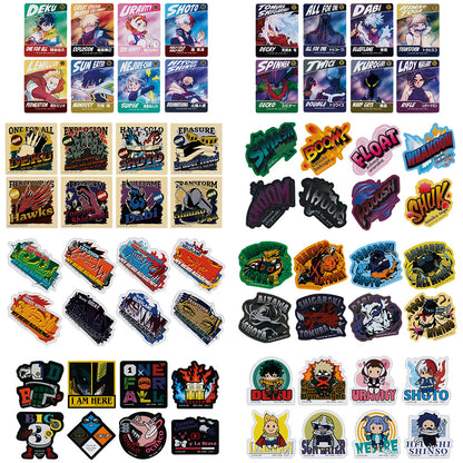 Ichiban Kuji My Hero Academia Conflicting Feelings - J Prize Sticker Set Complete Set of 8 Types