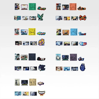 Ichiban Kuji My Hero Academia Further Beyond - L Prize Stickers Assortment Complete Set of 56