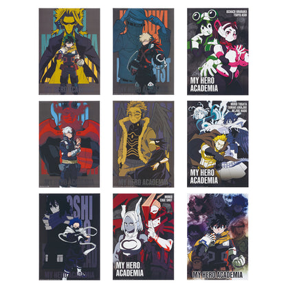 Ichiban Kuji My Hero Academia The Power of Weaving - F Prize Clear Poster Complete Set of 9 Types