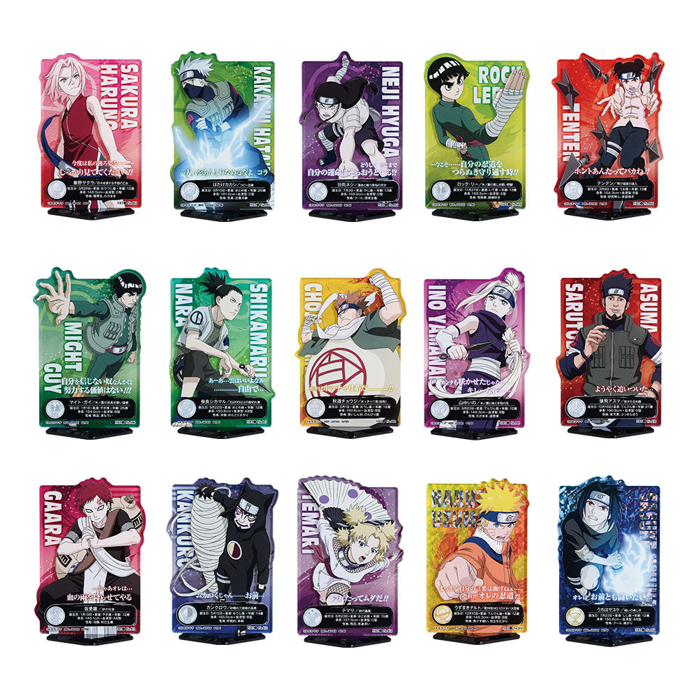 Ichiban Kuji Naruto Chunin Exam Edition - I Prize ACLLECT NARUTO vol.1 Complete Set of 15 Types